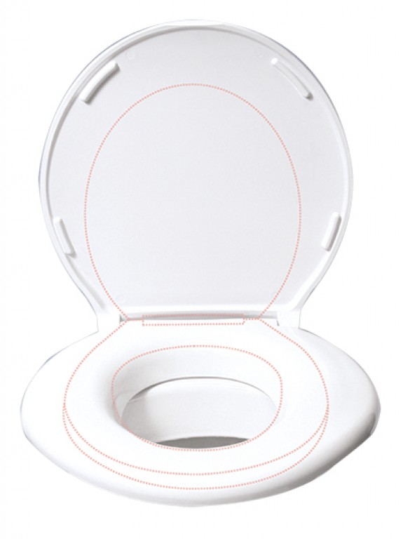 Big John Toilet Seat and Cover N&C Phlexicare