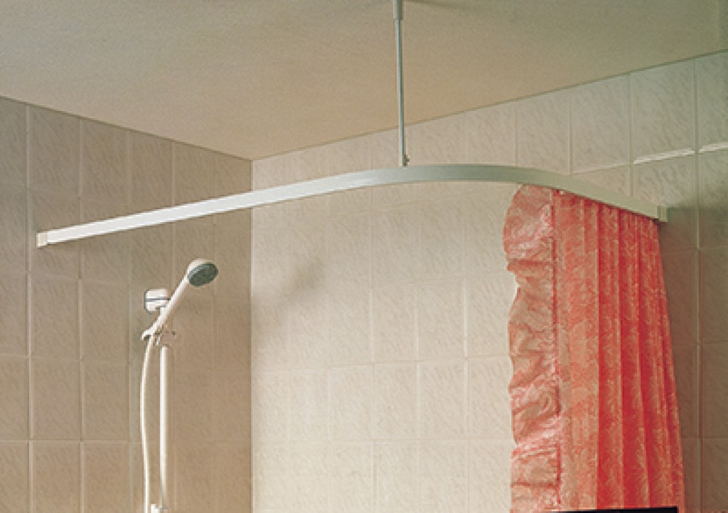 Angle Shower Curtain Track N&C Phlexicare