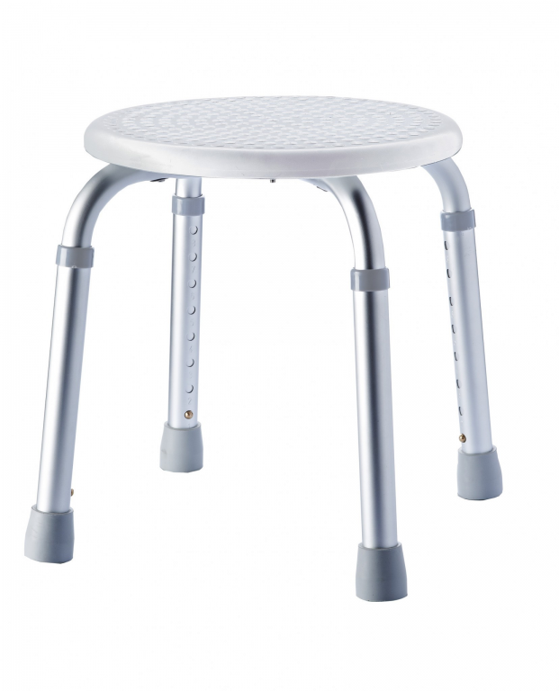 Round Bathroom Stool N&C Phlexicare