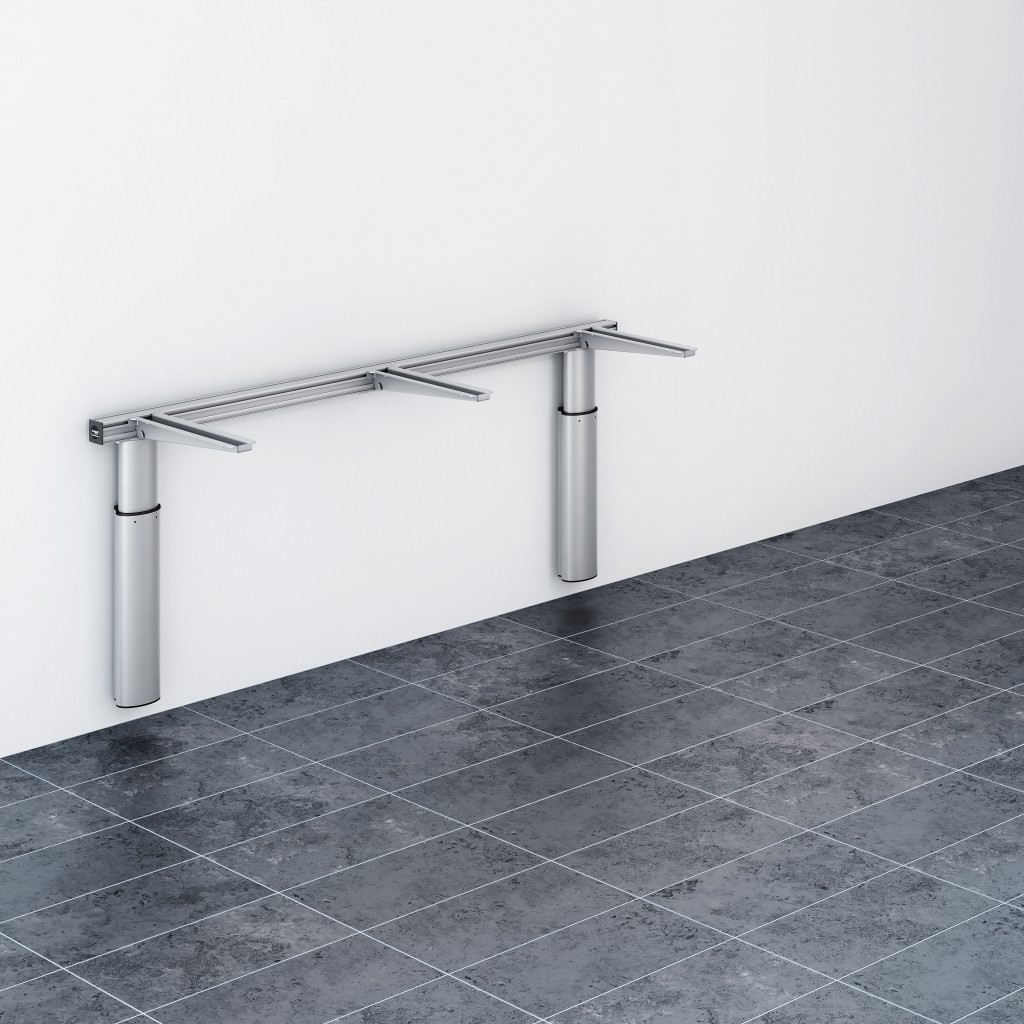 Height Adjustable Worktop Electrical Frame N&C Phlexicare