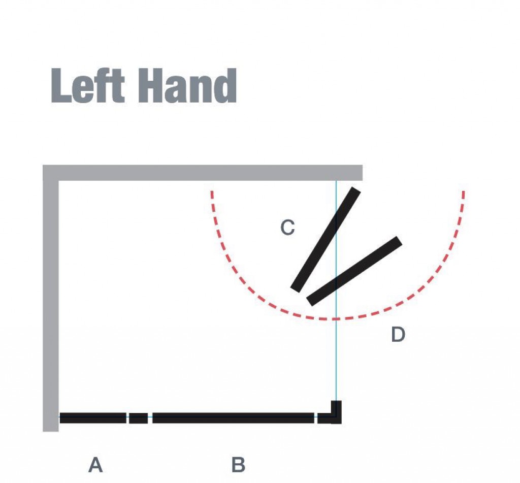 Prodoors Option V Front entry bifold door with two side panels N&C Phlexicare