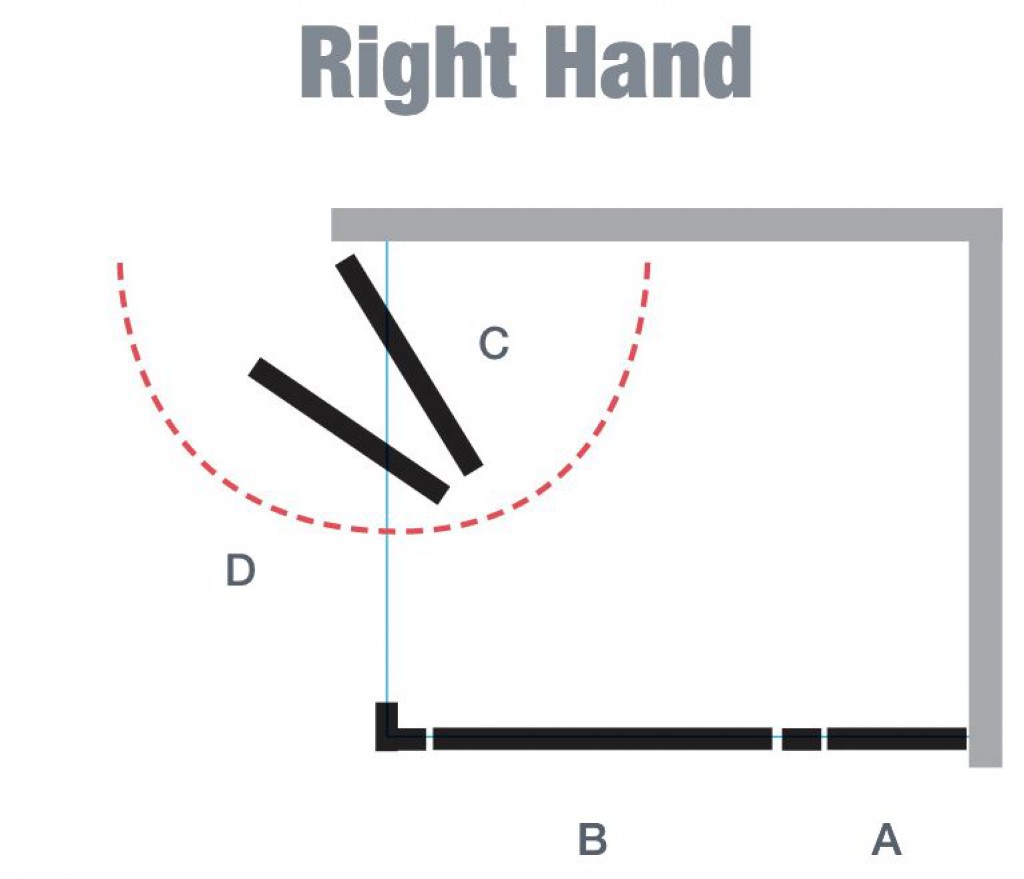 Prodoors Option V Front entry bifold door with two side panels N&C Phlexicare