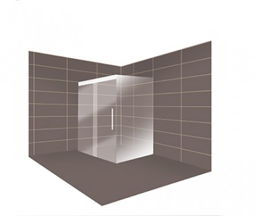 Fluidity - Door - Inline or Corner Installation 8mm glass	