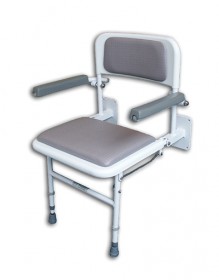 Comfort Padded Shower Seat - with backrest, arms and legs