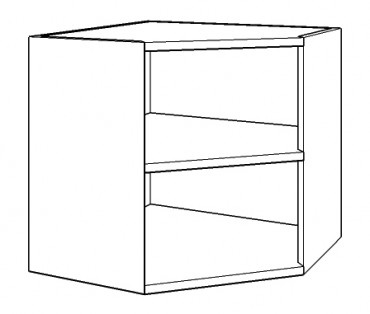 Angled Corner Shelf Unit 