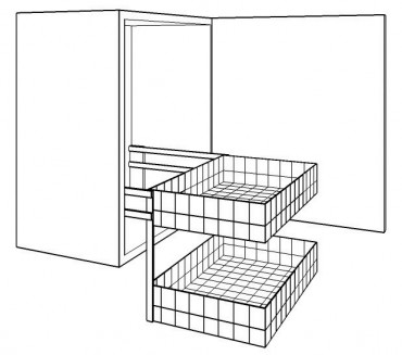 Wall Unit - with pull down basket