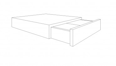 Worktop Plinth - with pull out drawer