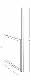 Pro-doors Option R - Single half height panel