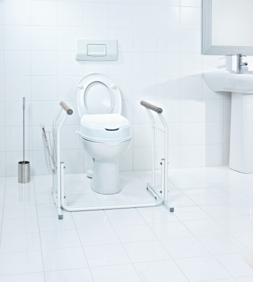 Comfort Mobile Toilet Frame with Storage Tray