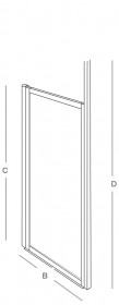 Pro-doors Option RF - Single full height panel