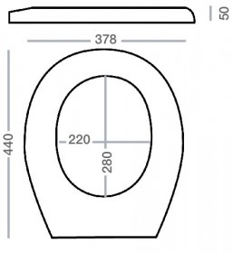 Ultimate - Seat and cover with retaining buffers