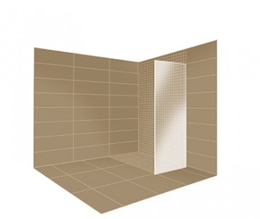 Enhance - Corner Panel 8mm glass	
