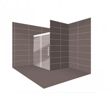 Fluidity - Door - Inline or Corner Installation 8mm glass	