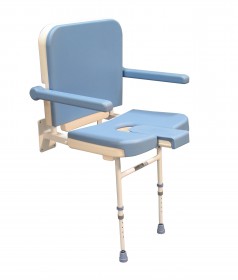 Dual Shower Seat - with Backrest, Arms and Legs