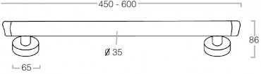 Proteus Grab Rail - Straight
