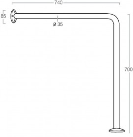 Astral Grab Rail - Angled and L - Shape
