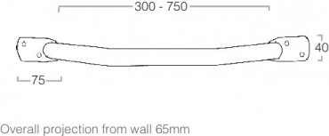 Economy Grab Rail - Straight 