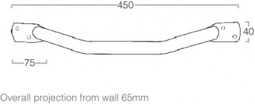 Economy Grab Rail - Straight 