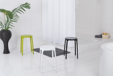 Bathroom Stool Round