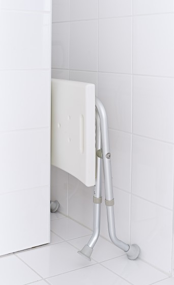 Fold-away Bathroom Stool