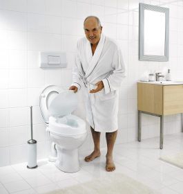 Comfort Toilet Riser with Lid