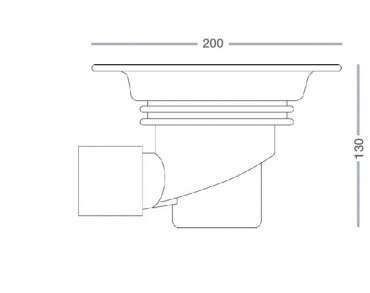 Shower Gulley - for Wet Floors TSG1