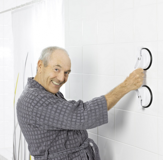 Comfort Travel Suction Grab Bar with Two Suction Pads