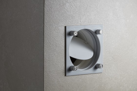 Sunshower ventilation cover set black square