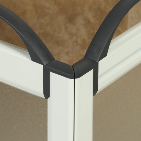 Pro Doors Style E - Advance Rise and Glide Carer Screen 1135 X 770mm Corner Entry Left Hand